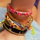 Bracelet tissé Rainbow Love