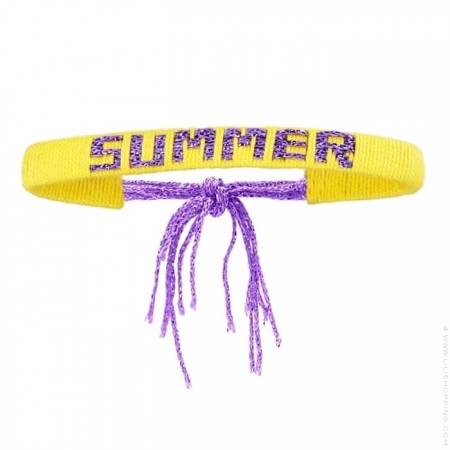 Bracelet tissé Purple Summer