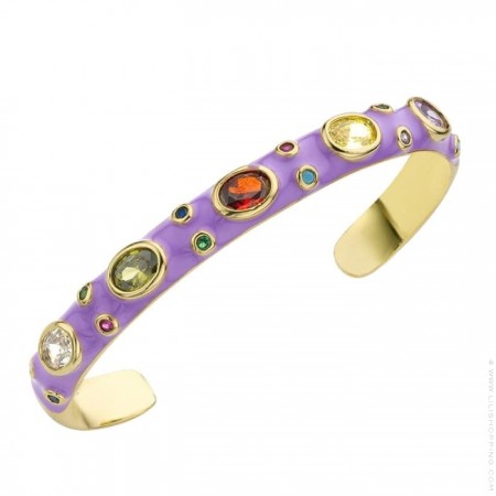 Bracelet Candy Stone purple