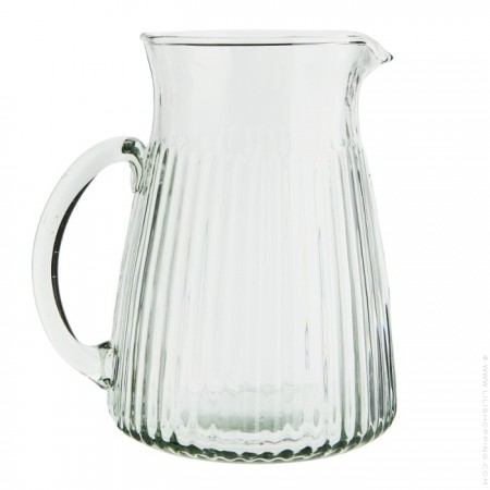 Grooves glass jug