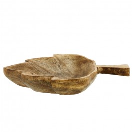 Wooden serving bowl