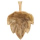 Round wooden plate