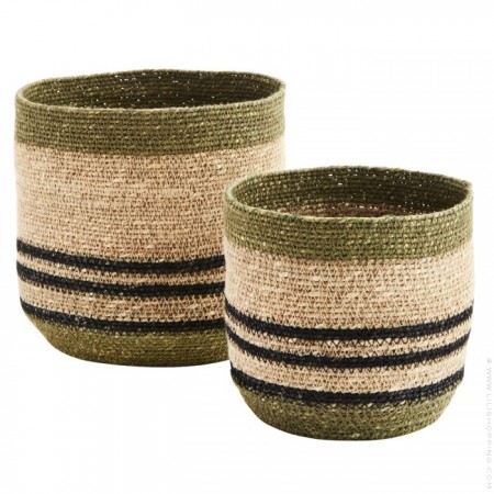 Seagrass baskets (set of 2)