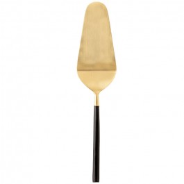 Golden cake server