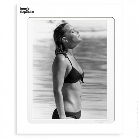 Romy Schneider beach poster 