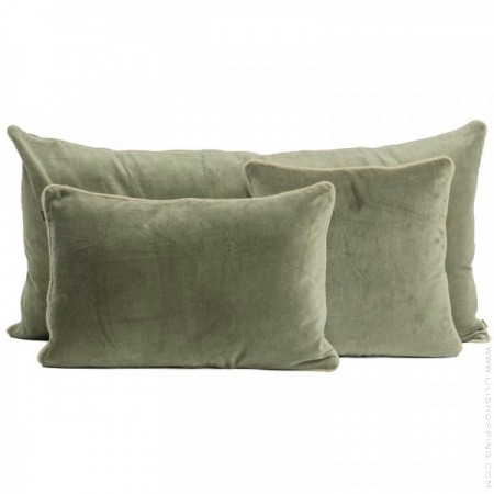NewDelhi khaki square cushion with inner
