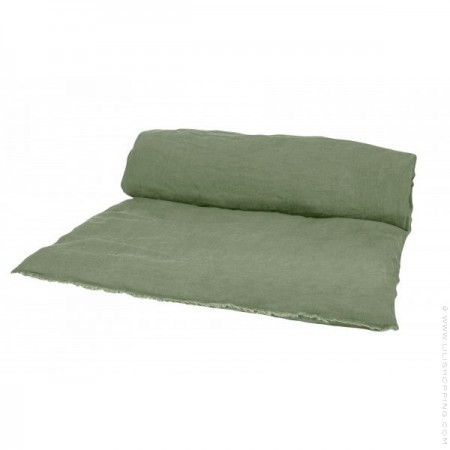 Khaki Viti linen bedroll