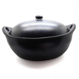 Black terracotta 37 cm coocking pot