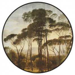Tableau rond Forêt 80 cm