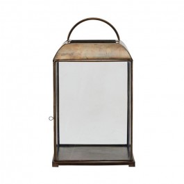 Moyenne lanterne Mandurai laiton antique