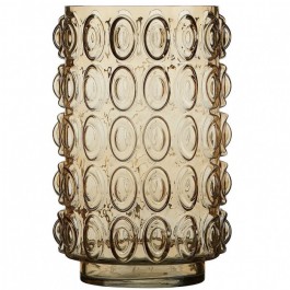 Yellow bubble H30 vase