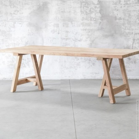 Table en teck massif Cantina 250 cm