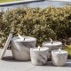 Bougie Outdoor Urban Collection Grise S