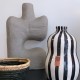 Black ray Gourd vase