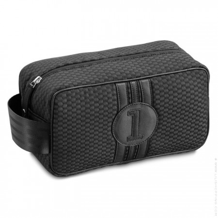 Bobby all black both for her and him washbag