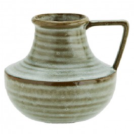 Lichen vintage stoneware vase