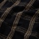 Checked and fringed dark grey kitchen towel