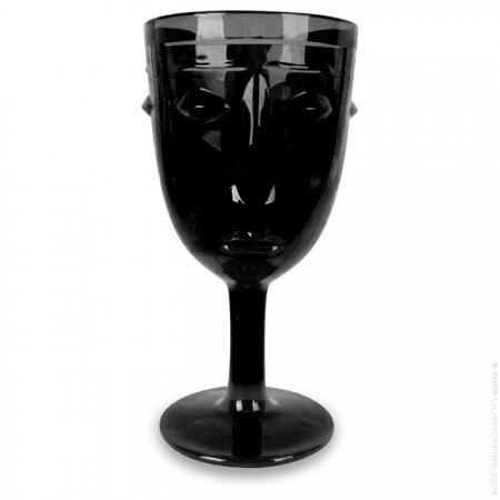 Verre gobelet Visage noir