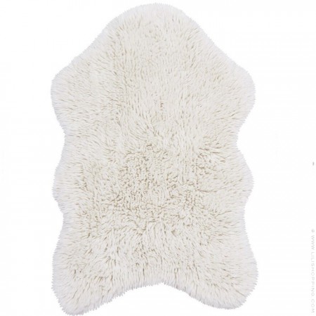 Woolable rug woolly - sheep white
