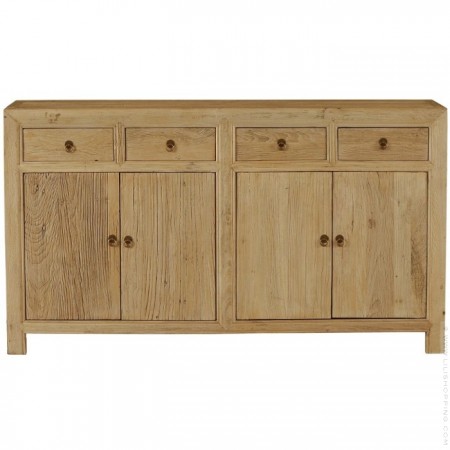 Four drawers  elm sideboard