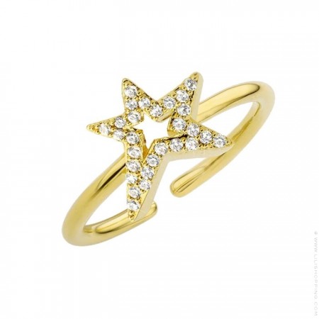Affection gold Plated Ring