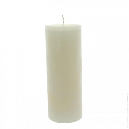 Large ivory candle