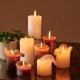 Medium ivoire candle